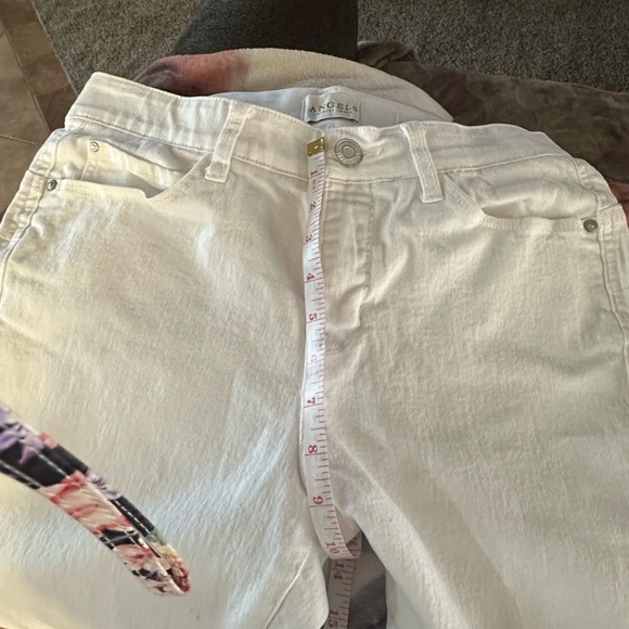 Capris - white ca bi pants / Jessica Simpson wide leg and Angel straight leg - Picture 9 of 13